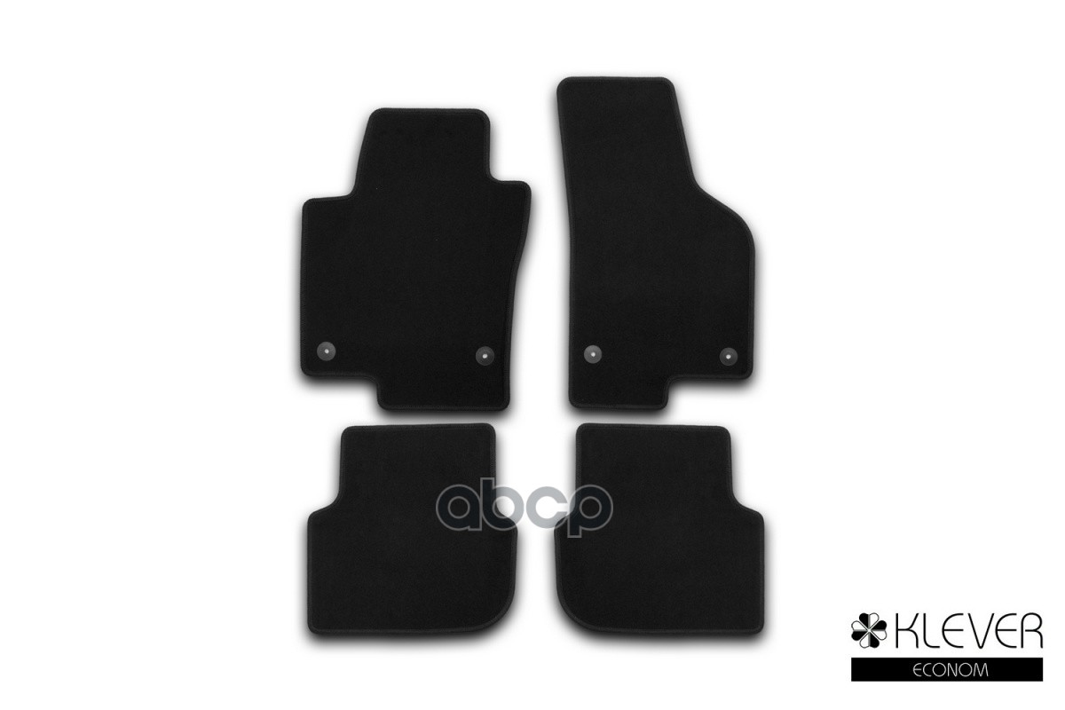 Коврики В Салон Klever Econom Volkswagen Jetta 2010-2015, 2014-2018, Сед., 4 Шт. (Текстиль) / Фольксваген Джетта Klever арт. ...