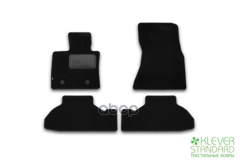 Коврики в салон Klever Standard BMW X6 F16 2014-2020, кросс., 4 шт. (текстиль) / БМВ Х6 Klever арт. KVR02053801210kh
