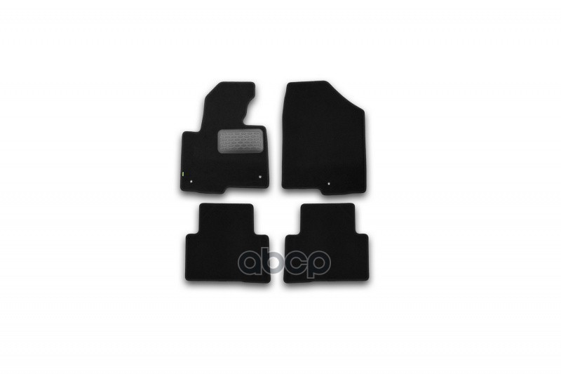 Коврики в салон Klever Standard HYUNDAI Santa Fe АКПП 2012-2016, 2015-2018, кросс., 4 шт. (текстиль) / Хендай Санта Фе Klever...