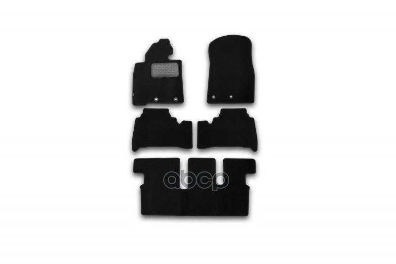Коврики в салон Klever Standard TOYOTA Land Cruiser 200, 7 мест, АКПП, 2007-2012, 2012-2015, 2015-2021, внед., 5 шт. (текстил...