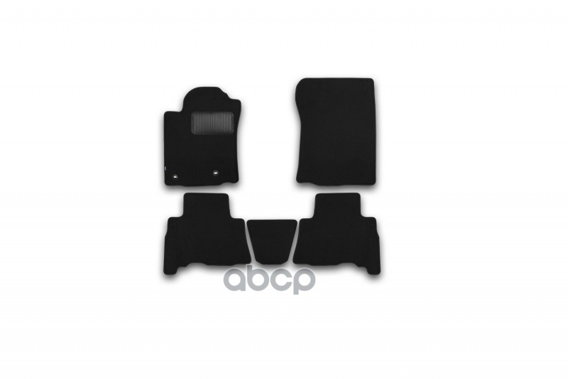 Коврики В Салон Klever Premium Toyota Land Cruiser 150, 5 Мест, 2013-2017, 2017-2020, Внед., 5 Шт. (Текстиль) / Тойота Ленд К...