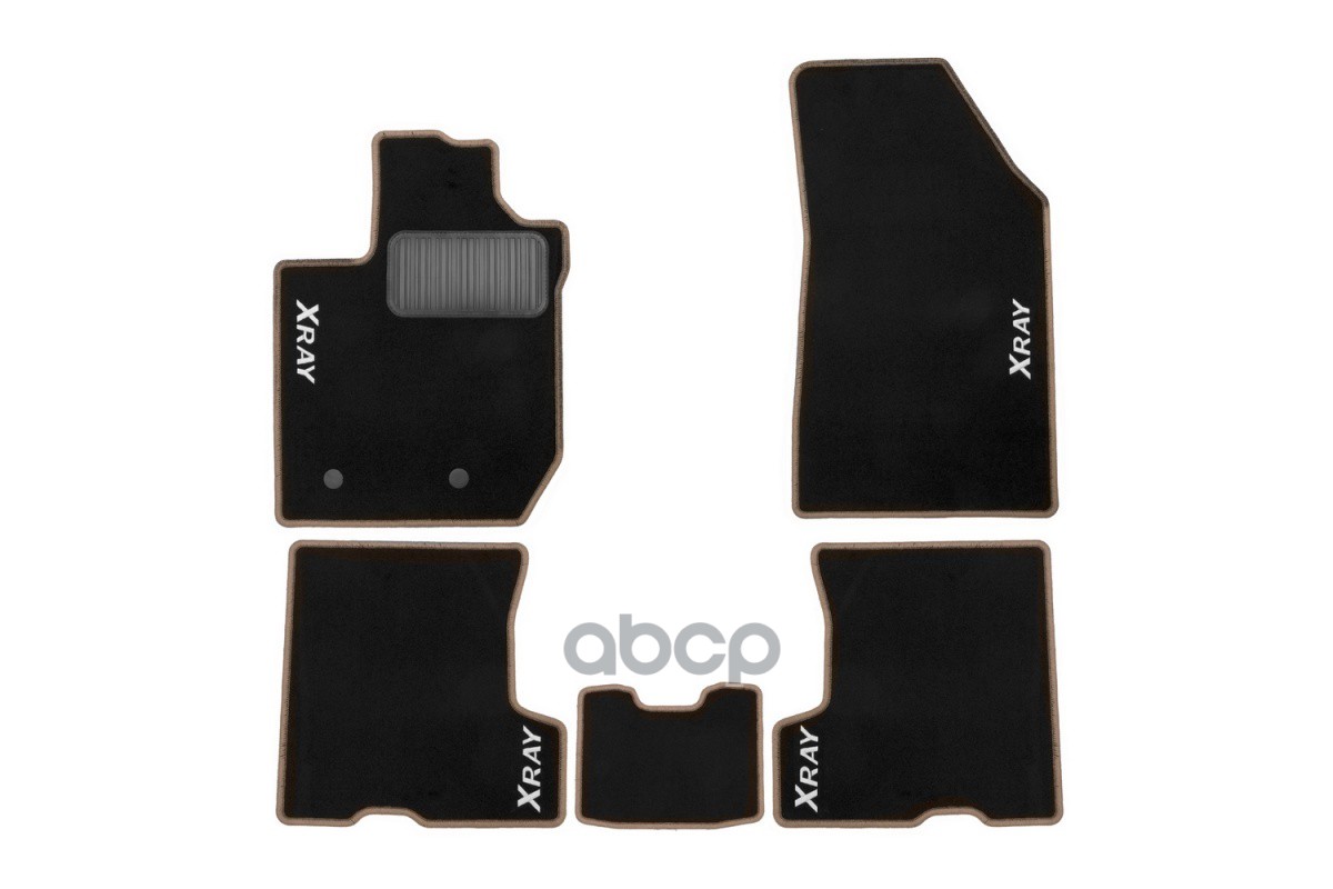 Коврики В Салон Klever Lada X Ray 2015-, Кросс, 5 Шт., Цвет Мутон (Для Комплектаций С Вещевым Ящиком) (Текстиль) / Лада Иксре...