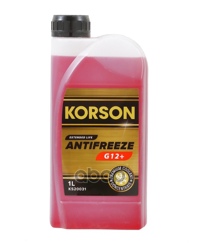 Антифриз KORSON G12+ Concentrate red 1L Korson арт. ks20031