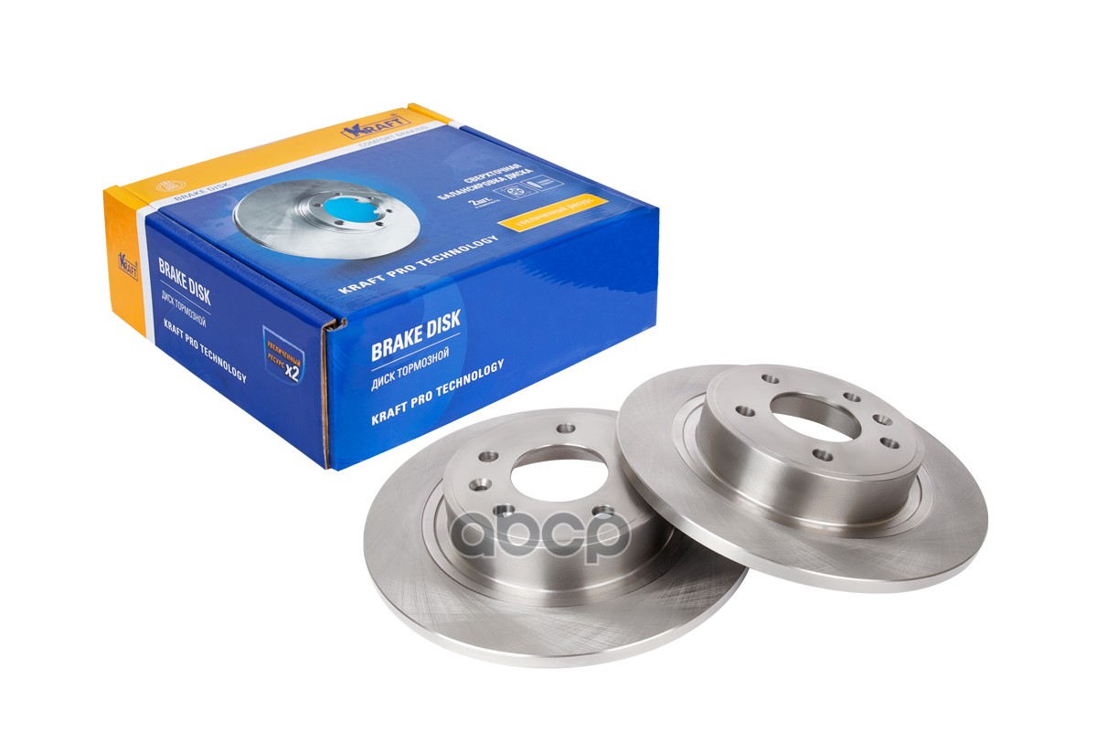 Диск тормозной задний Opel Astra (09-15) 1.3-2.0, Zafira (11-15) 1.4-2.0 OBERKRAFT KRAFT KT016090 Kraft арт. KT016090