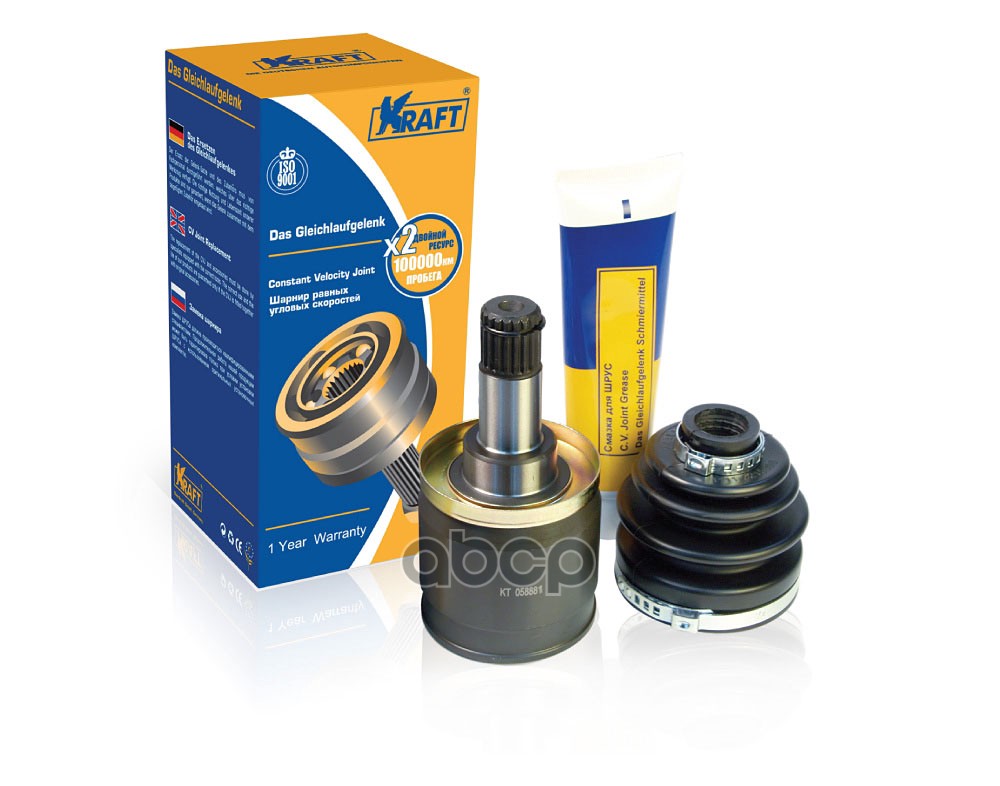 Шрус Внутренний Ваз 1111 Kraft Kt058881 Kraft арт. KT058881