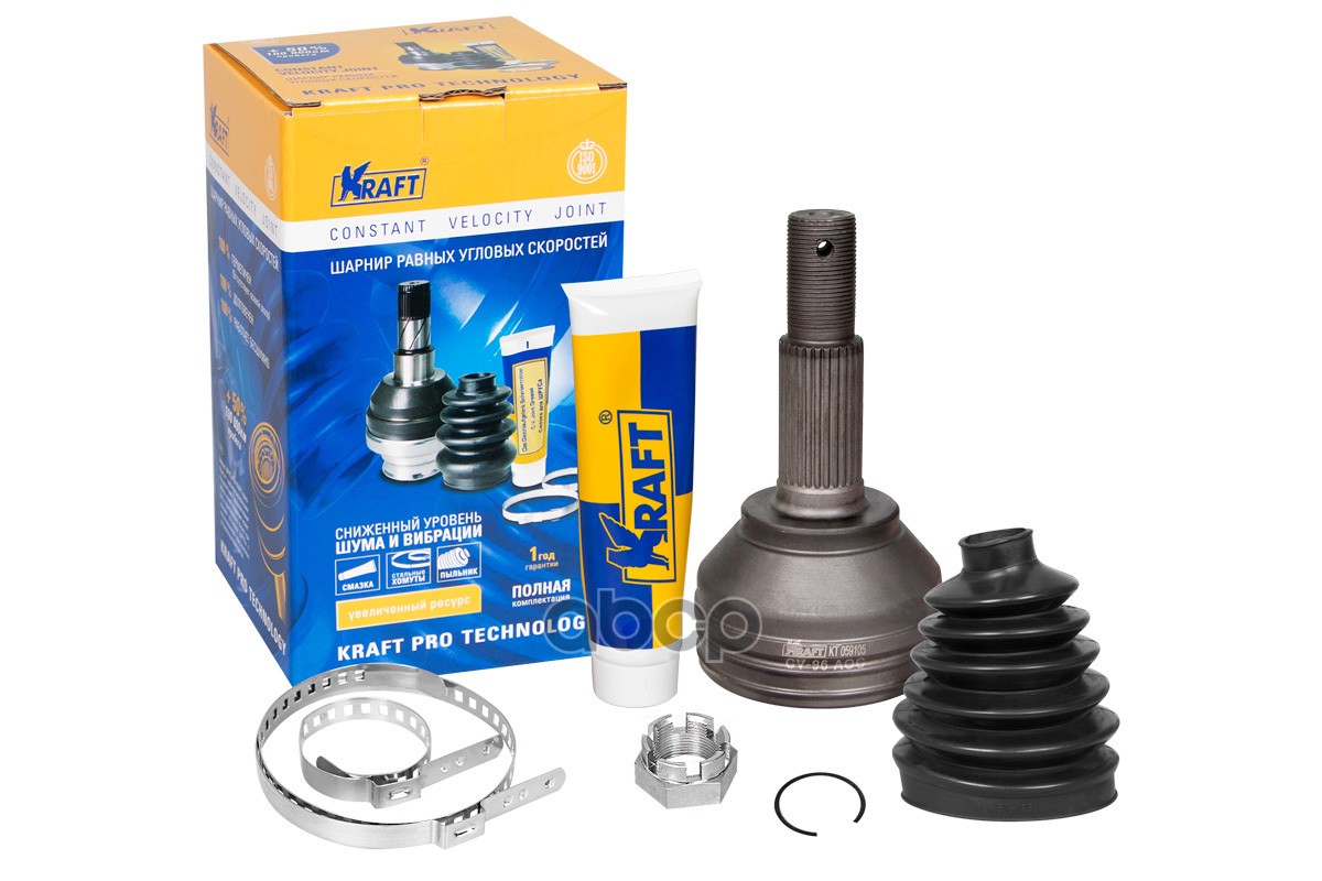 ШРУС наружный Nissan Qashqai 2.0 (07-13), Juke 1.6 (10-), X-Trail 2.0 (07-13) OBERKRAFT KRAFT KT059105 Kraft арт. KT059105