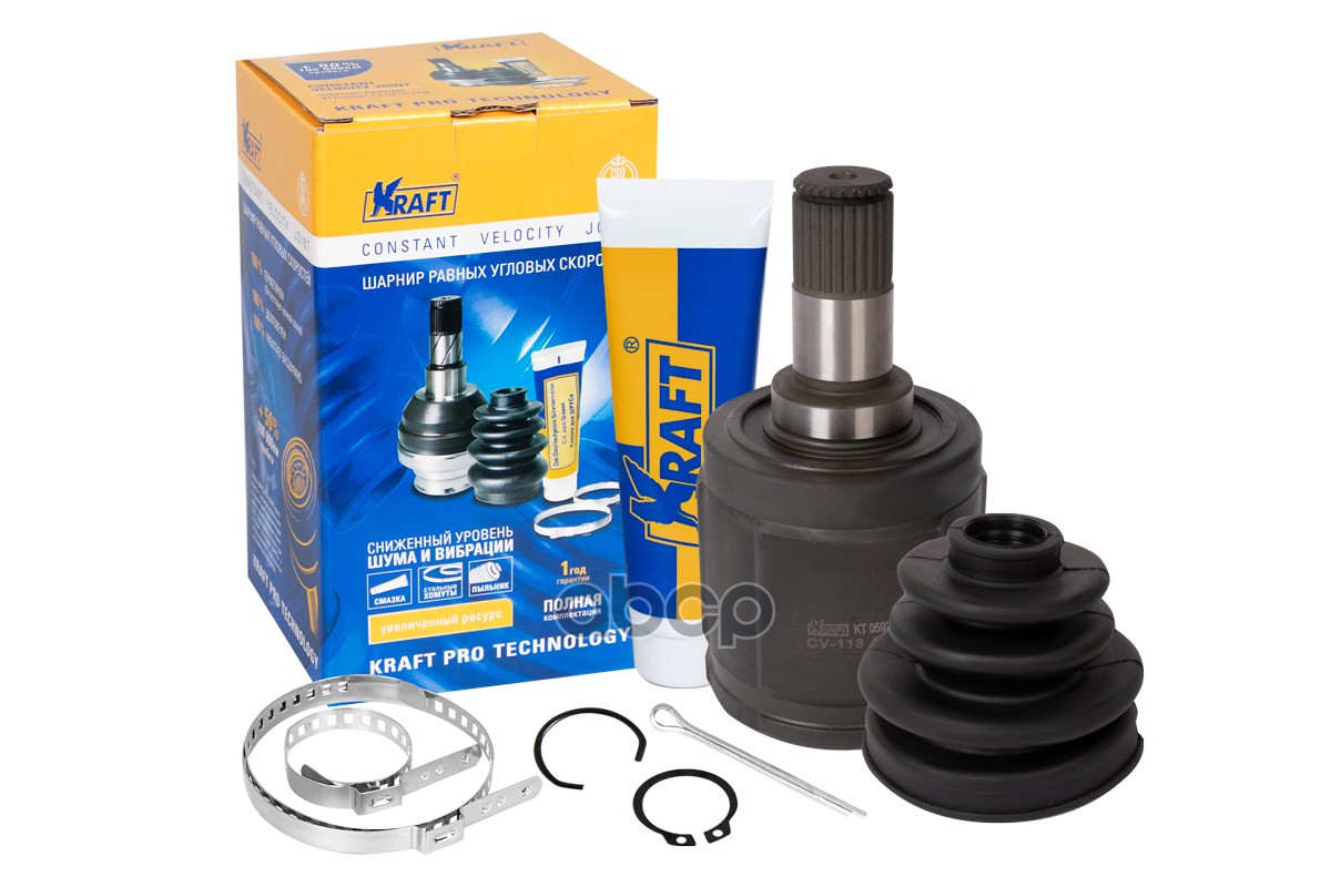 Шрус Внутренний Правый Honda Accord Vii (98-02), Cr-V (99-02) Kraft арт. KT059242