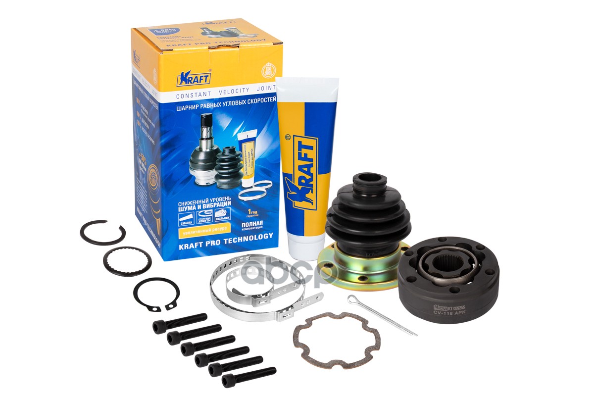 Шрус Внутренний Для А/М Audi 80 (91-96) / Vw Golf (91-99) Kraft Kt 059255 Kraft арт. KT 059255