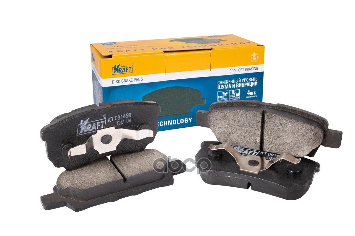 Колодки задние MITSUBISHI Lancer 9/Outlander I KRAFT KT091459 Kraft арт. KT091459