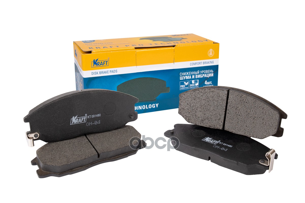 Колодки Передние Hyundai Santa Fe I/Trajet/Ssang Yong Kraft Kt091480 Kraft арт. KT091480