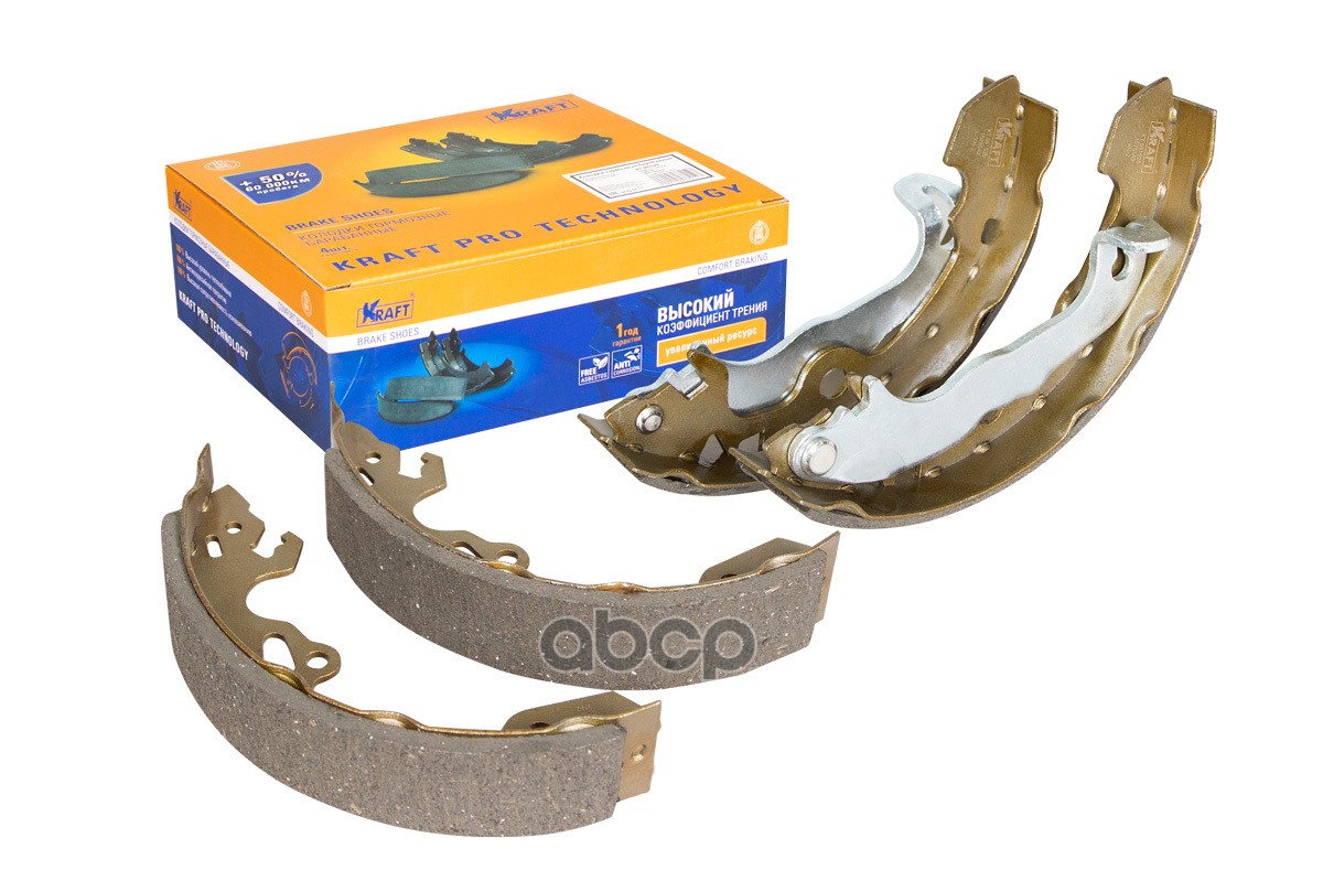 Колодки Барабанные Ford Focus 1 1.4-1.8 Kraft Kt091526 Kraft арт. KT091526