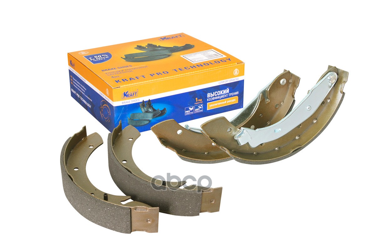 Колодки Барабанные Citroen Berlingo/Peugeot Partner 96->2008 Kraft Kt091545 Kraft арт. KT091545