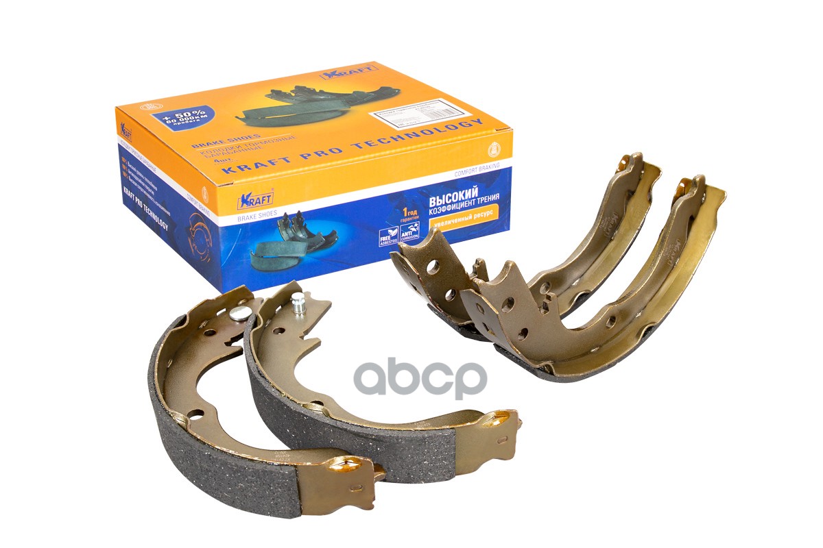 Колодки Тормозные Барабанные Mitsubishi Outlander Ii (06-) 2.0-2.4Peugeot 4007 (07-) 2.2-2.4I Kt091567 Kraft арт. KT091567