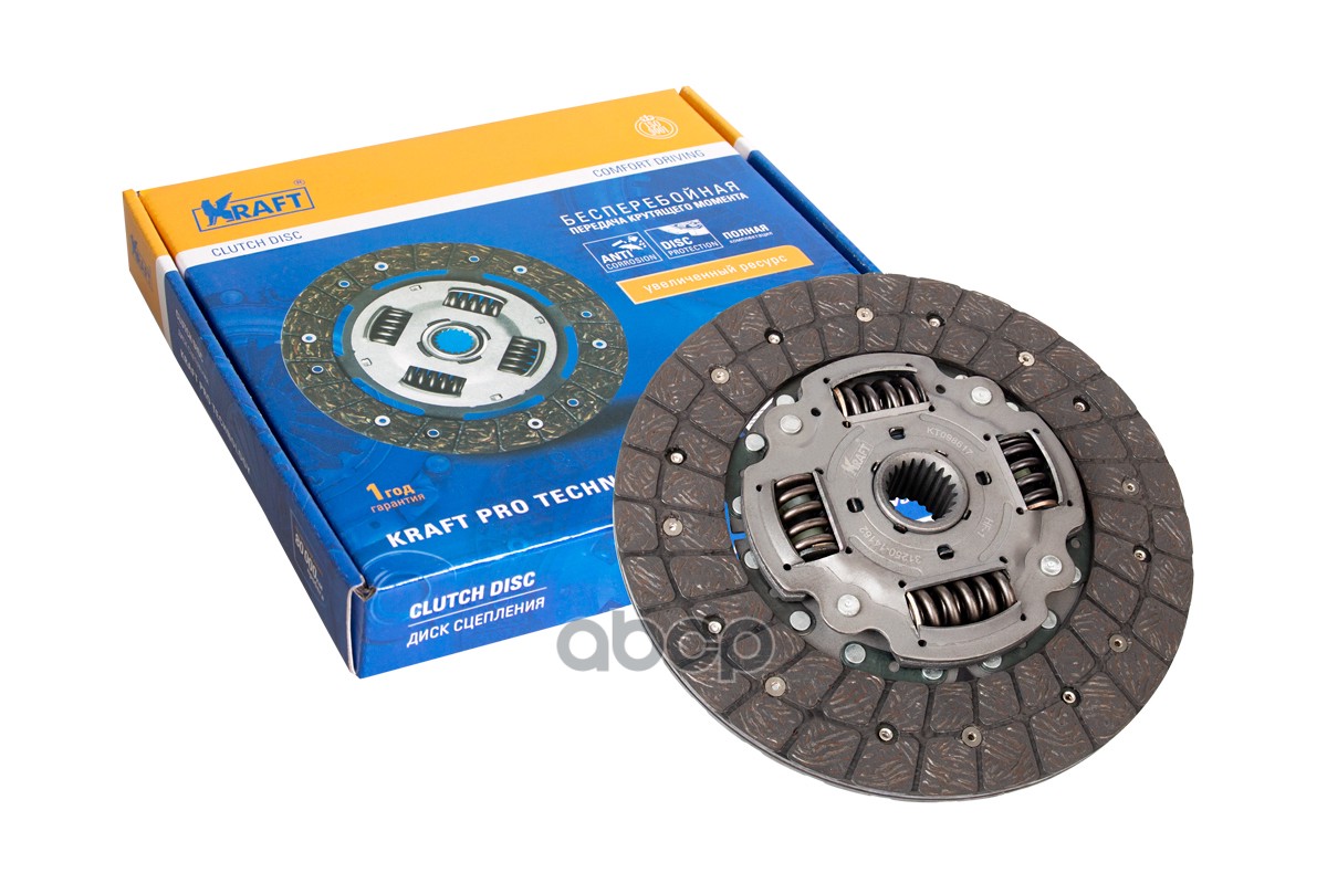 Диск Сцепления Toyota Camry (86-01), Celica (81-93) Oberkraft Kraft Kt098617 Kraft арт. KT098617