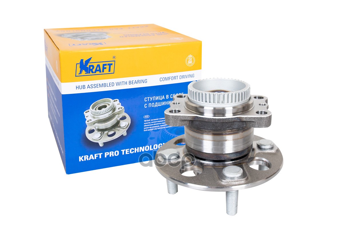 Ступица задняя в сборе L=R Hyundai Solaris (11-) / Kia Rio (11-) KRAFT KT100652 Kraft арт. KT100652