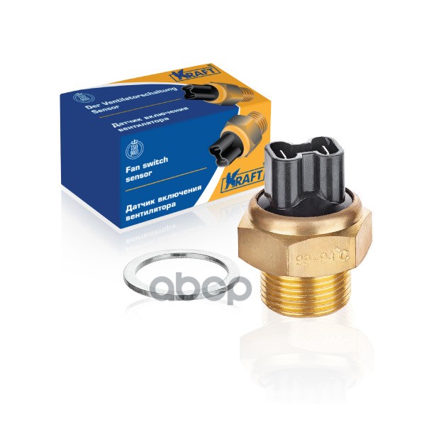 Датчик включения вентилятора ВАЗ-2108-21099 (99-94) KRAFT KT104801 Kraft арт. KT104801