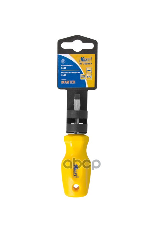 Отвертка Шлицевая 5Х38 Master Kraft Kt 700457 Kraft арт. KT 700457