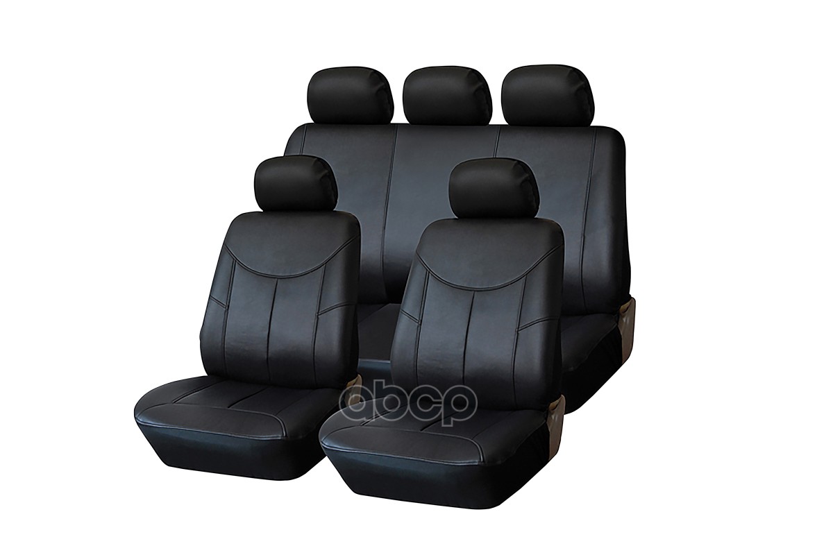 Чехлы Универсальные На Автомобильные Сиденья,Комплект Style, Экокожа, Черные Kraft Kt835625 Kraft арт. KT835625