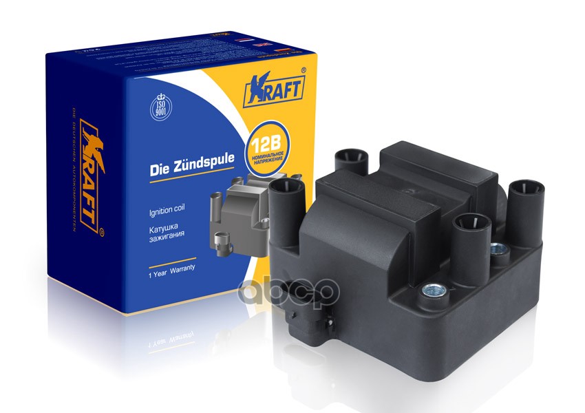 Катушка зажигания ВАЗ 2108-99, 2110-12, 2113-2115 KRAFT KT880803 Kraft арт. KT880803