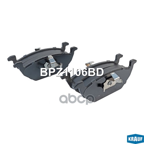 Колодки тормозные дисковые Krauf арт. BPZ1106BD