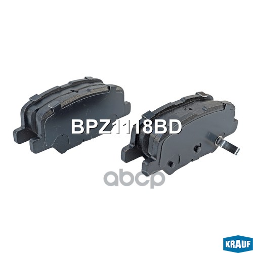 Колодки тормозные дисковые Krauf арт. BPZ1118BD