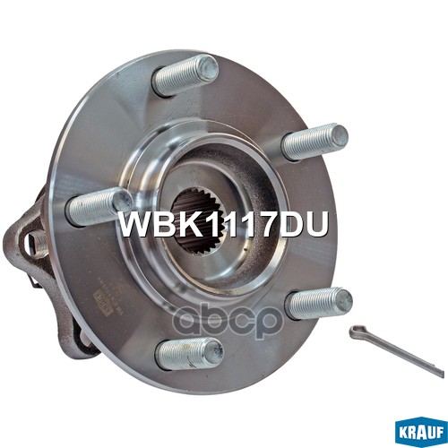Ступица в сборе [задн, Kit] MITSUBISHI Outlander II (CW_W), ASX (GA0) / PEUGEOT 4007,4008 (VU, VV) / Krauf арт. WBK1117DU