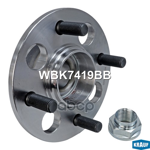 Ступица в сборе с подшипником зад. Honda CIVIC III/IV/V/VI 1983 - 2001 Krauf арт. WBK7419BB