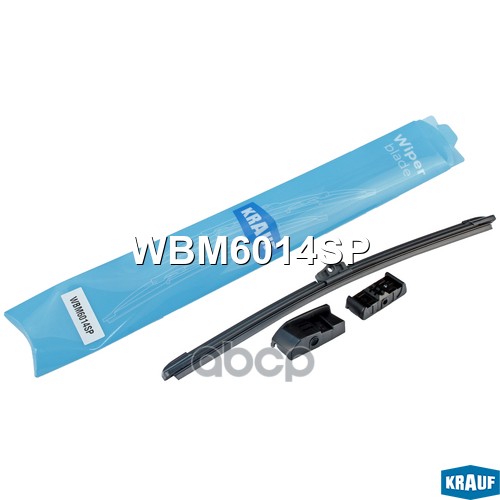 Щетка стеклоочистителя бескаркасная 350мм side pin Krauf арт. WBM6014SP