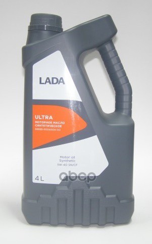 LADA Масло моторное синтетическое Ultra 5W40 SN/CF 4л