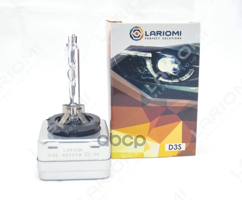 Лампа Газоразрядная (Xenon) D3s 42V 35W Pk32d-5 (4300K) (Коробка 1 Шт.) LARIOMI арт. LB31004C1
