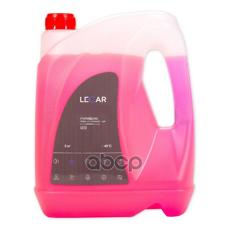 Антифриз LECAR G12 готовый -40C красный 5 л LECAR000061210 LECAR арт. LECAR000061210