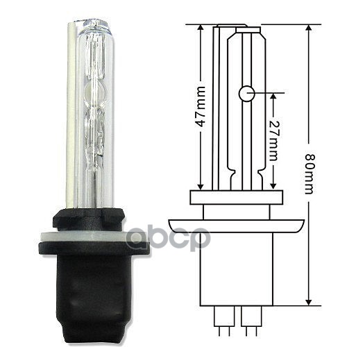 LEDO Ксеноновая лампа H27 6000K LEDO арт. 00276lxh