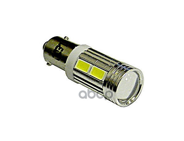Лампа Светодиодная T4w 12V 10Smd Линза С Обманкой LEDO арт. 12929s10b2