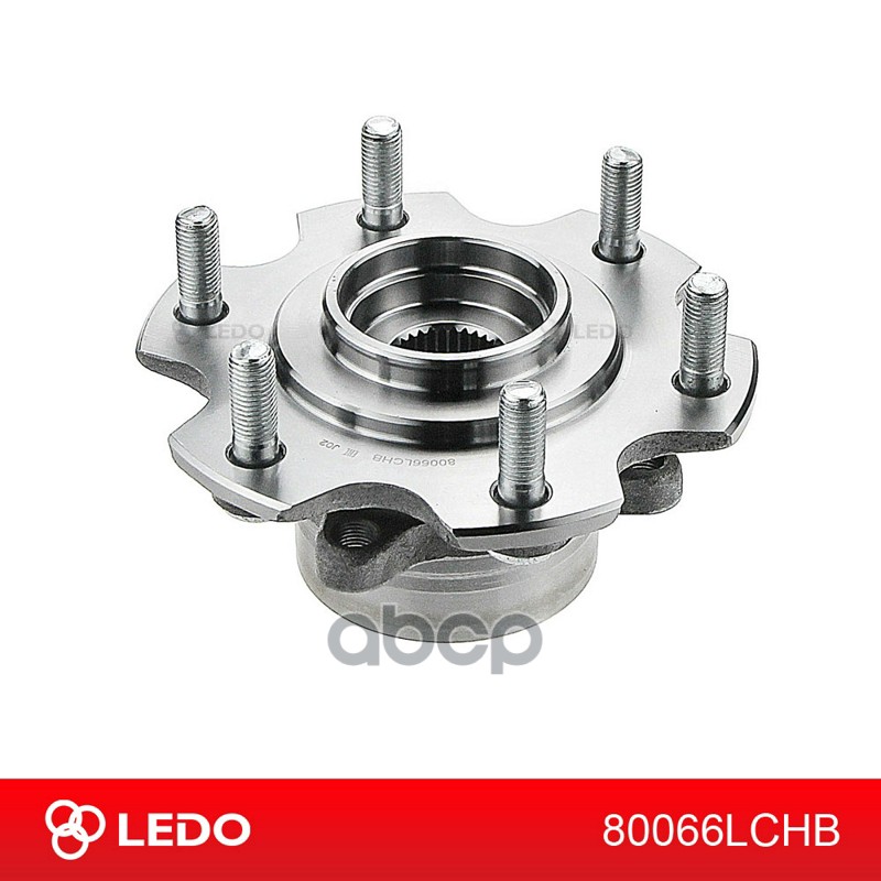 LEDO Ступица передняя на Mitsubishi Pajero-3 2.5-3.5L / Pajero-4 3.0L. MR455620. 3880A024 LEDO арт. 80066lchb