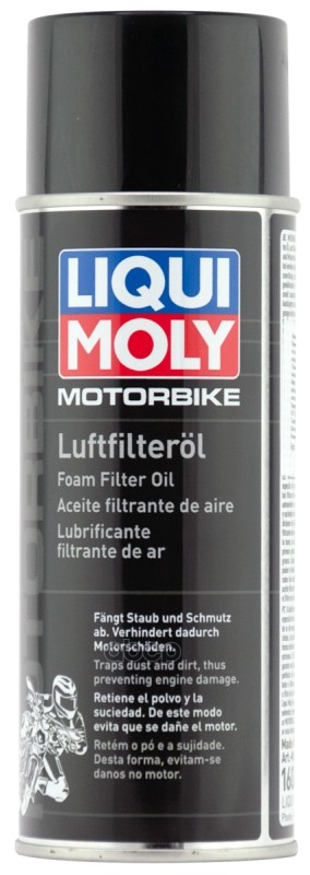 Масло для пропитки воздушных фильтров LIQUI MOLY 0.4л Motorbike Luft Filter Oil 1604 LIQUI MOLY арт. 1604