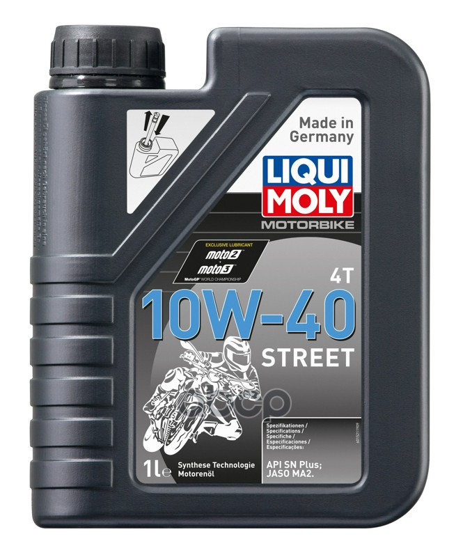 Масло моторное LIQUI MOLY Motorrad 10W-40 синтетическое 1 л  7609 / 1521 LIQUI MOLY арт. 7609