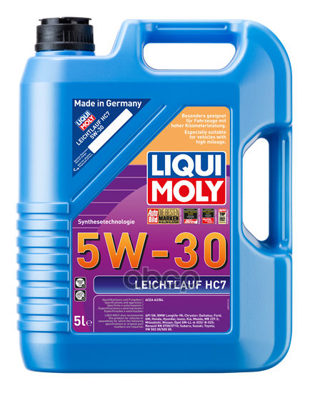 LIQUI MOLY Масло моторное Leichtlauf HC7 5W-30 (5 л.)