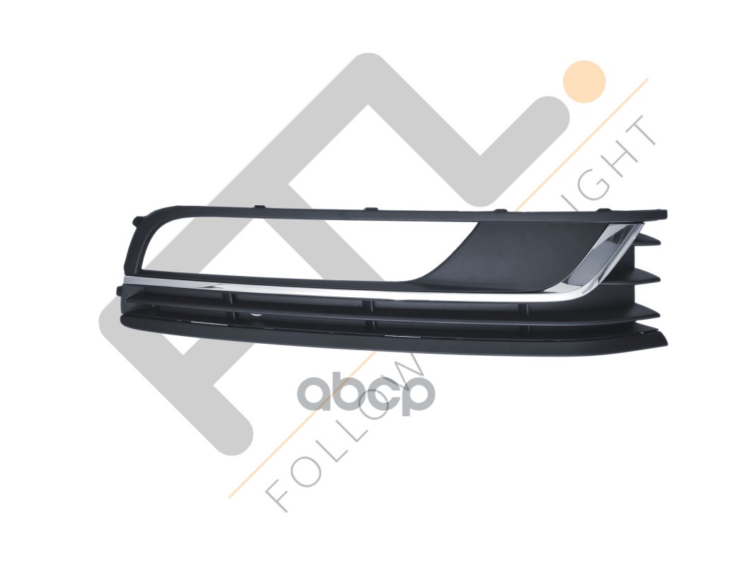 Решетка Бампера Прав Vw: Passat 10- (Без Нижнего Хрома)(Страна Производства: Польша) LORO арт. 053-50-454