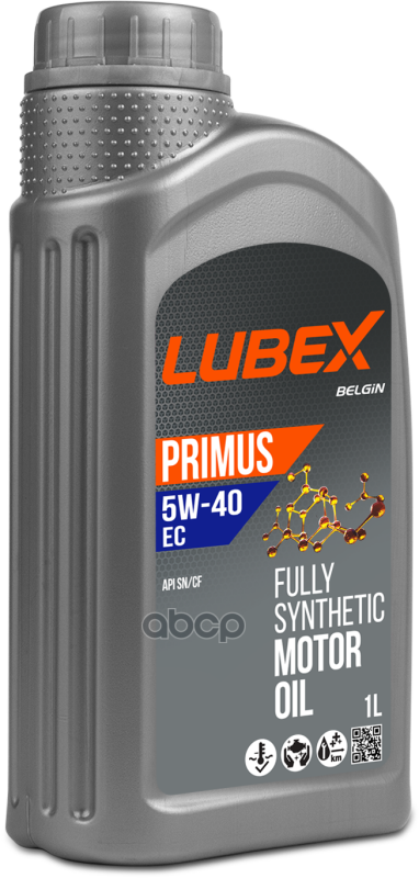 LUBEX Масло Моторное Primus Ec 5W-40  1L
