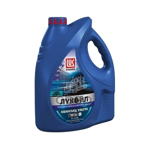 LUKOIL Масло моторное полусинтетическое LUKOIL AVANTGARDE УЛЬТРА 5W-40, API CI-4/SL 5Л 1595288