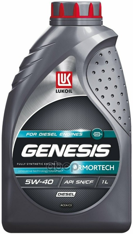 LUKOIL Моторное масло LUKOIL GENESIS ARMORTECH DIESEL DPF/GPF 5W-40 1л 2202055
