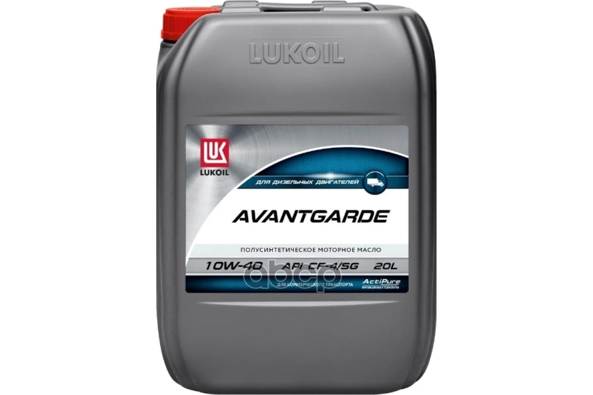 LUKOIL 10W-40 Авангард, Api Cf-4/Sg, 20Л, (Полусинт.мотор.масло)