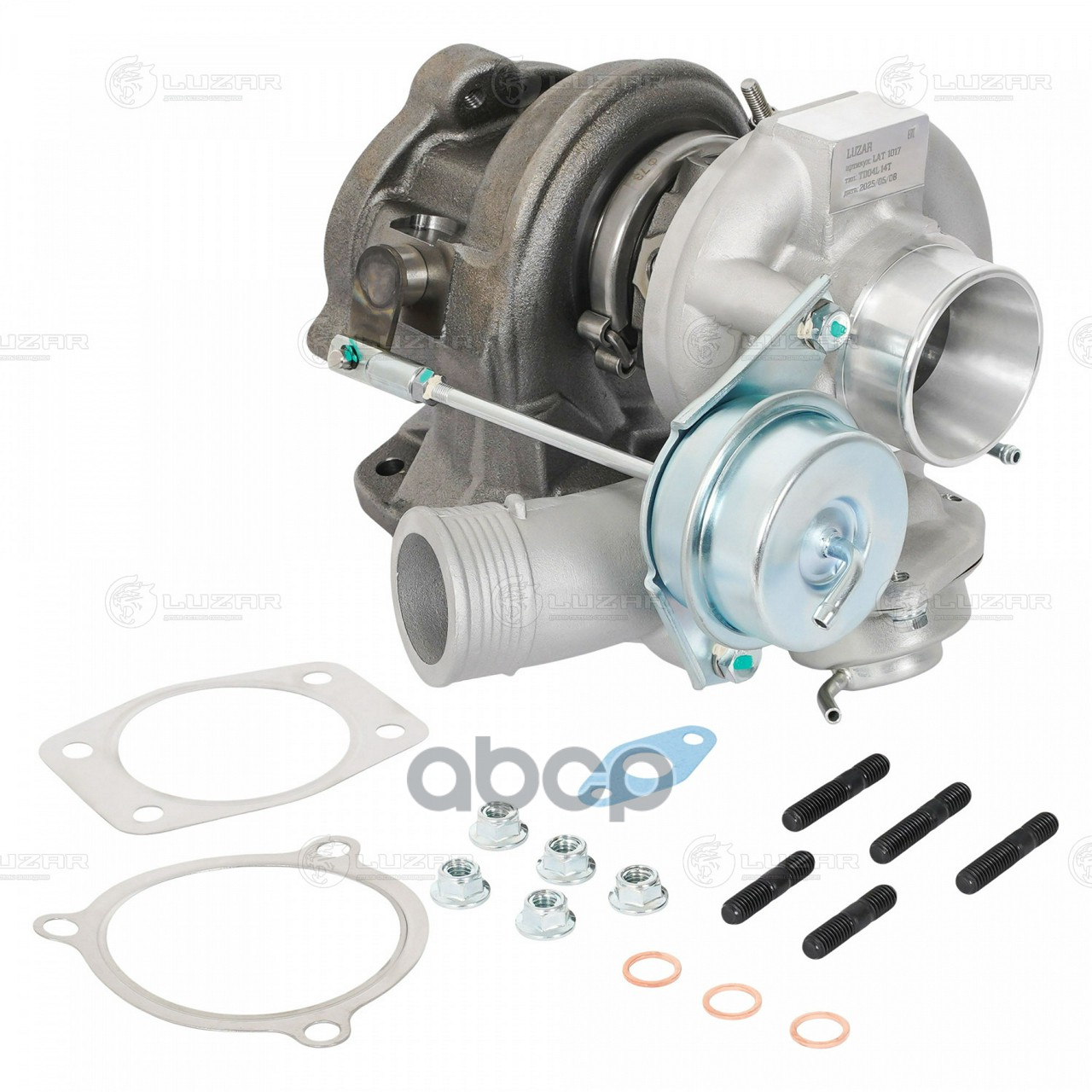 Турбокомпрессор для а/м Volvo XC90 (02-)/XC70 (02-) 2.5T (тип TD04L) (LAT 1017) LUZAR арт. LAT1017