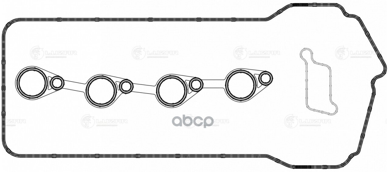 Прокладка клапанной крышки для а/м Hyundai Solaris (16-)/Creta (16-) 1.6i [G4FG] (LES 20802) LUZAR арт. LES20802