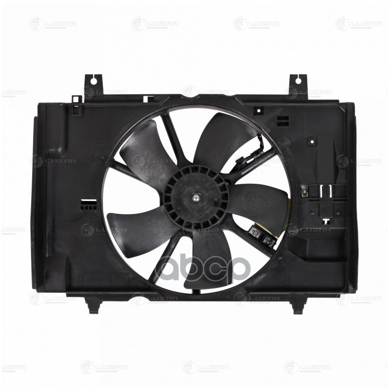 Вентилятор охлаждения с кожухом для а/м Nissan Tiida (04-) 1.6i LFK14EL LUZAR арт. LFK14EL