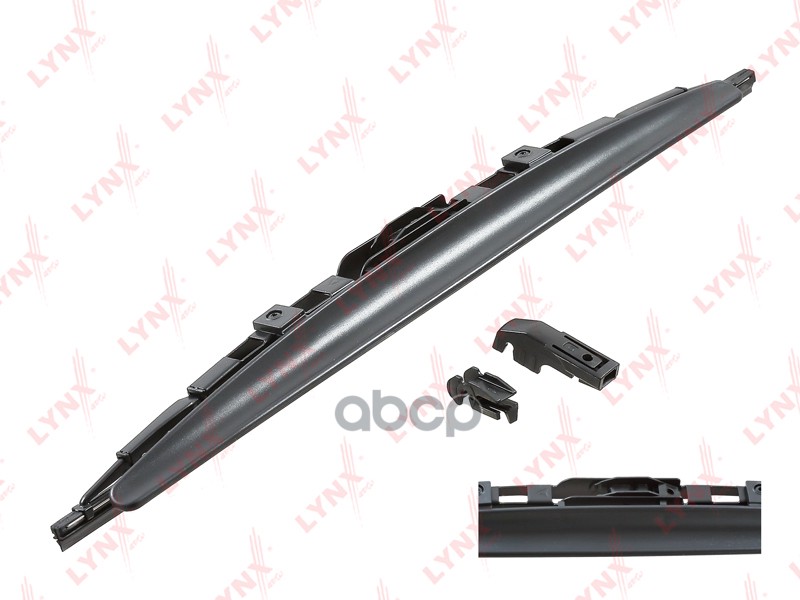 Щетка стеклоочистителя каркасная со спойлером  400мм 400 mm LYNXauto арт. 400ls