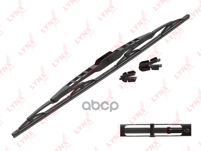 Щетка стеклоочистителя каркасная грузовая  600мм 600мм LYNXauto арт. 600lt