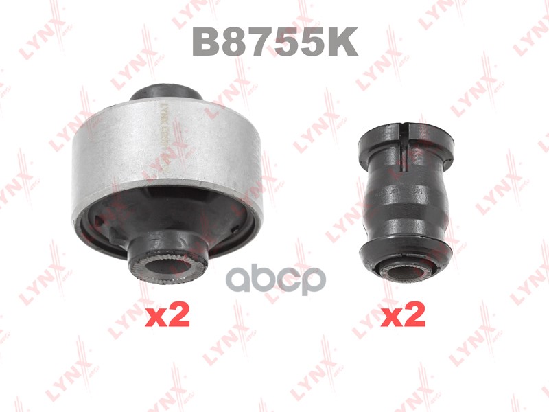 Комплект сайлентблоков / Рычагов / Перед. подв. TOYOTA RAV 4 II 1.8-2.0D 00-06 LYNXauto арт. b8755k