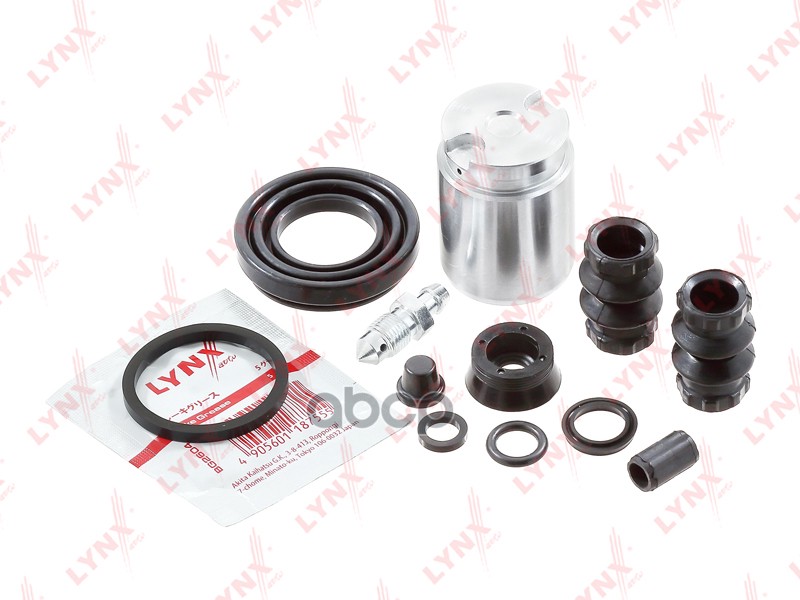 Ремкомплект тормозного суппорта с поршнем заднего (поршень d 34 mm  суппорт Lucas) OPEL Astra G 98> LYNXauto арт. bc-6026