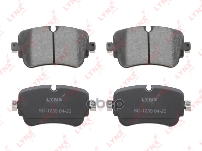 Колодки тормозные задние AUDI A4 18> / A7 17> / A8 09> / Q7 15> / Q8 18>  VW Touareg(CR) 17> LYNXauto арт. bd-1239